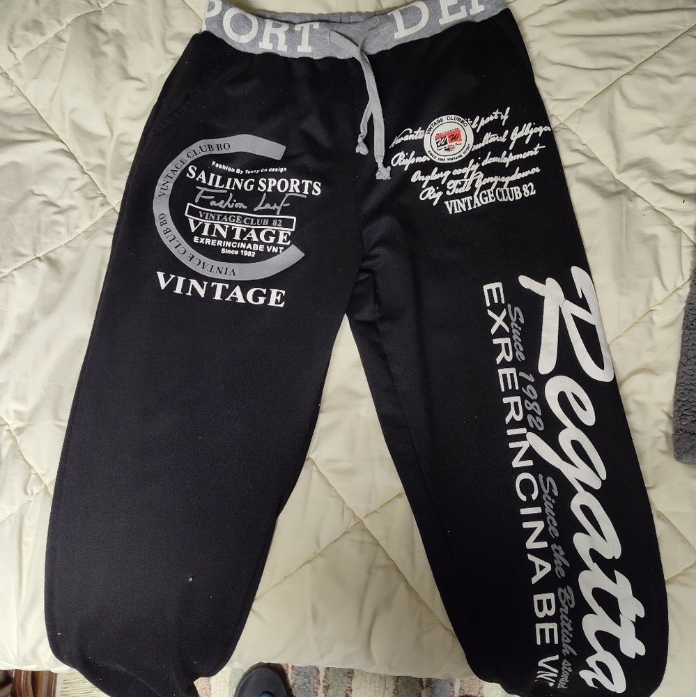 Black Men's Pants